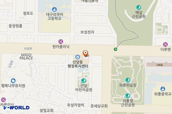 신당지구대 위치 지도 — 대구광역시 달서구 선원로 62