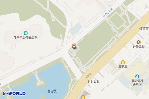 성당주차장화장실 위치 지도 — 대구광역시 달서구 공원순환로 216