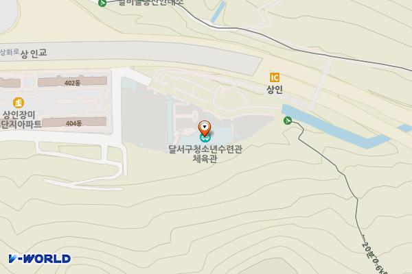 달서구청소년수련관 위치 지도 — 대구광역시 달서구 상화로 420