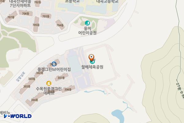 월배국민체육센터 위치 지도 — 대구광역시 달서구 갈밭남로 76