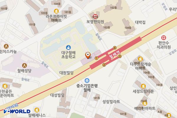 여성아이병원 위치 지도 — 대구광역시 달서구 월배로 141