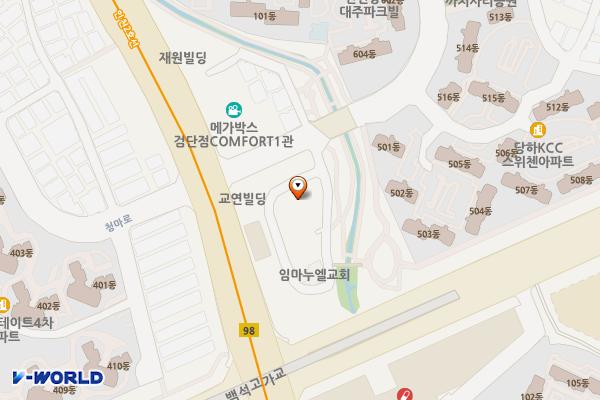 당하두루누리(검단7)주차장 위치 지도 — 인천광역시 서구 청마로112번길