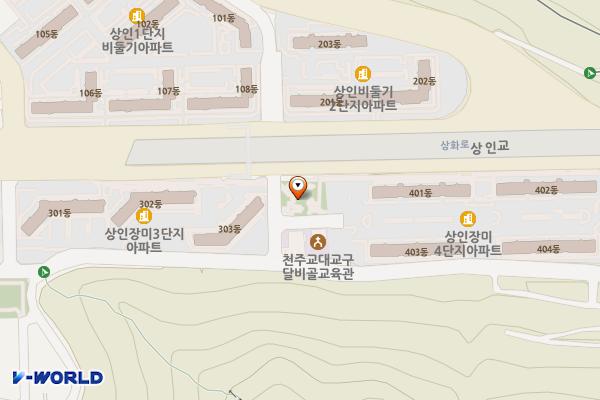 장미공원(상인) 위치 지도 — 대구광역시 달서구 상화로 376