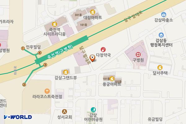 대구감삼동우체국 위치 지도 — 대구광역시 달서구 달구벌대로 1578-11