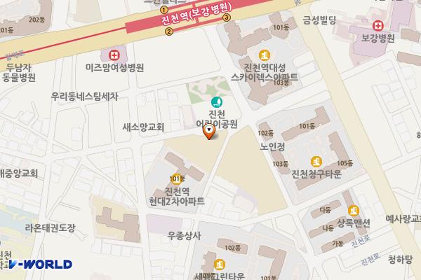 진천동행정복지센터 위치 지도 — 대구광역시 달서구 진천로9길 33