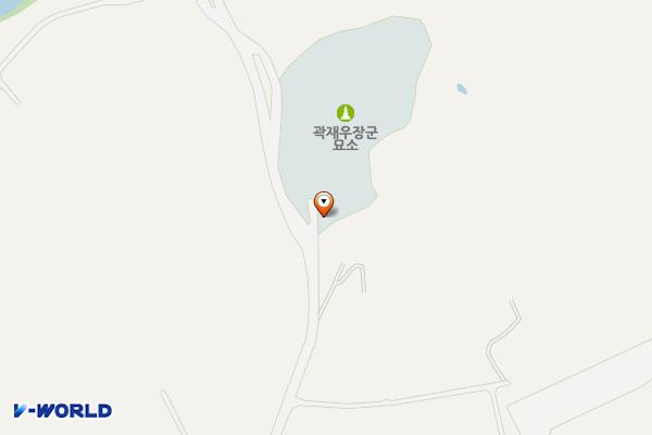 곽망우당묘소 위치 지도 — 대구광역시 달성군 구지면 대암내길 28