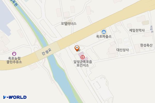 달성주민건강증진센터 위치 지도 — 대구광역시 달성군 옥포읍 비슬로458길 6-2, 달성주민건강증진센터