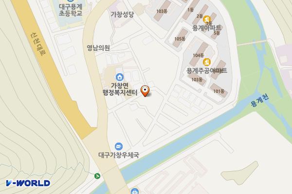청소년문화의 집 위치 지도 — 대구광역시 달성군 가창면 가창로220길 8