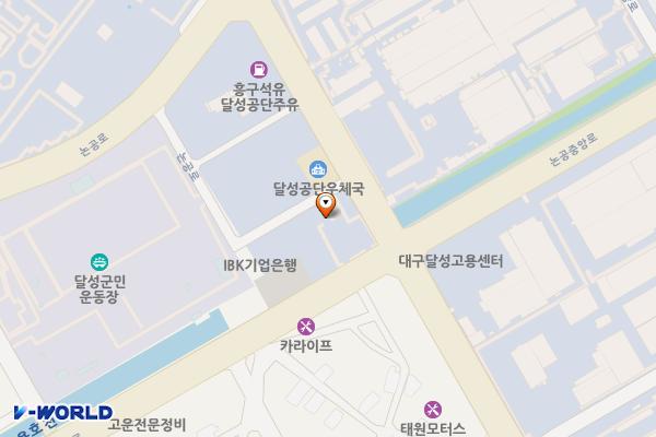 논공읍공단출장소 위치 지도 — 대구광역시 달성군 논공읍 논공중앙로33길 3