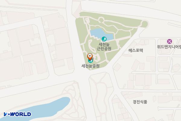 세천늪근린공원 위치 지도 — 대구광역시 달성군 다사읍 세천로7길 70