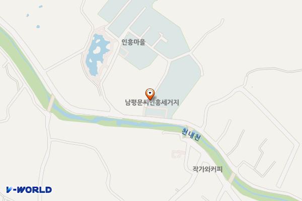 남평문씨본리세거지 주차장 위치 지도 — 대구광역시 달성군 화원읍 인흥길 253