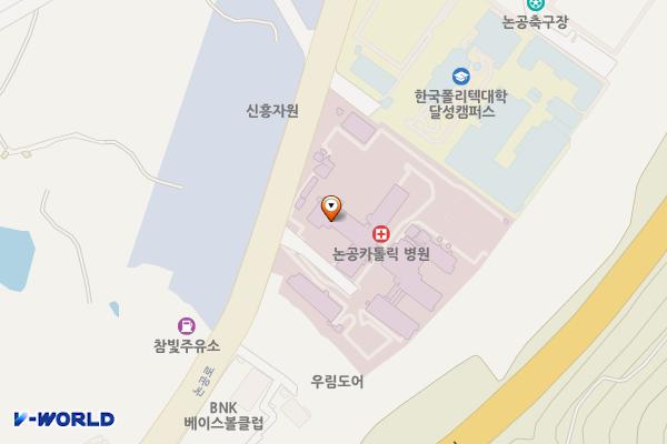 논공가톨릭치매센타 위치 지도 — 대구광역시 달성군 논공읍 논공로 210