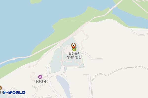 달성습지 생태 학습관 위치 지도 — 대구광역시 달성군 화원읍 구라1길 88