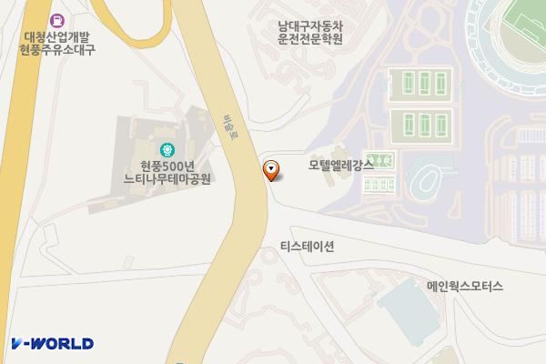 현풍하이패스주유소 위치 지도 — 대구광역시 달성군 현풍읍 비슬로 732