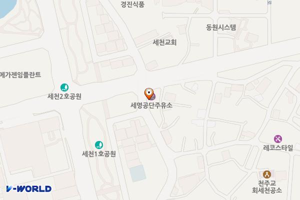 세명공단주유소 위치 지도 — 대구광역시 달성군 다사읍 세천로21길 38