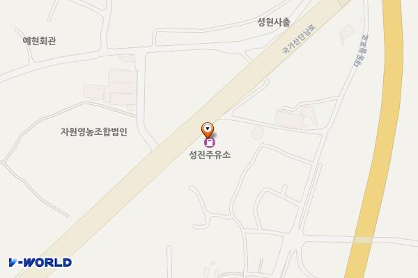 성진주유소 위치 지도 — 대구광역시 달성군 구지면 국가산단남로 688
