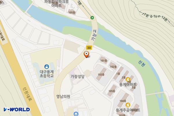 가창농협주유소 위치 지도 — 대구광역시 달성군 가창면 가창로 1124