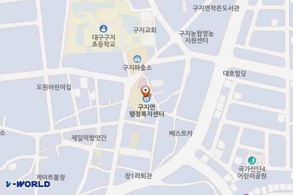 구지면보건지소 위치 지도 — 대구광역시 달성군 구지면 창리로11길 38