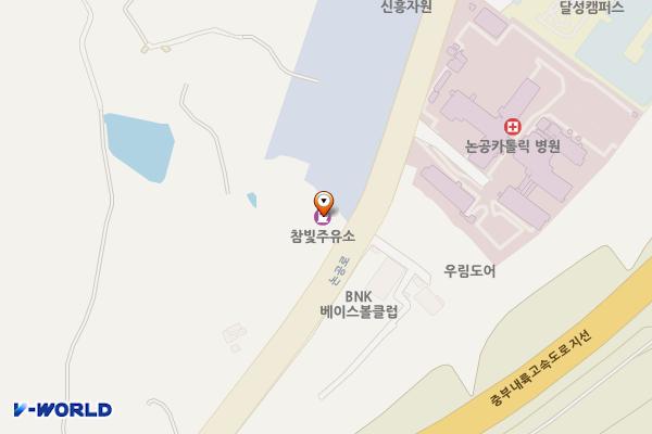 참빛주유소 위치 지도 — 대구광역시 달성군 논공읍 논공로 199