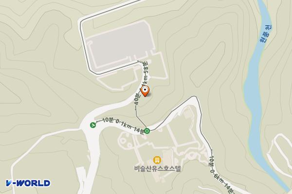 비슬산휴양림주차장 위치 지도 — 대구광역시 달성군 유가읍 휴양림길 236