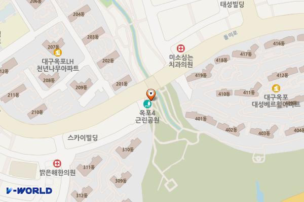 옥포4호근린공원 위치 지도 — 대구광역시 달성군 옥포읍 돌미로 58