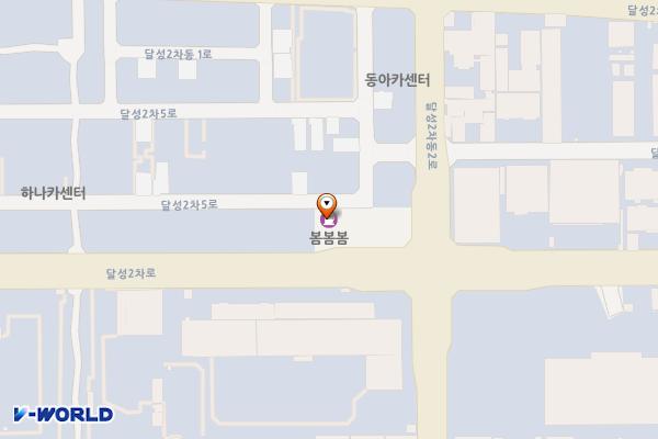 봄봄봄주유소(충전소) 위치 지도 — 대구광역시 달성군 구지면 달성2차로 159