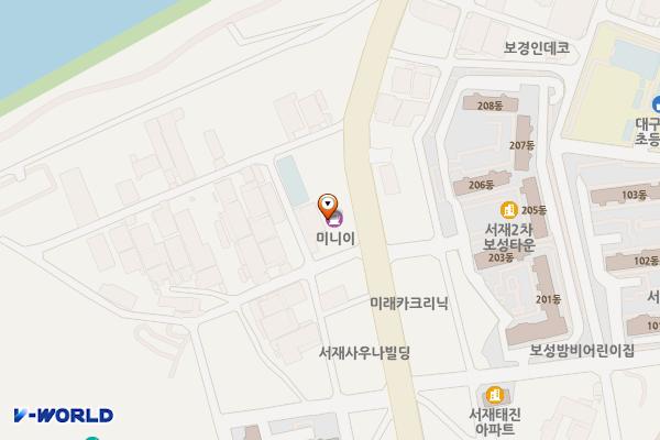 (주)미니이주유소 위치 지도 — 대구광역시 달성군 다사읍 서재로31길 2