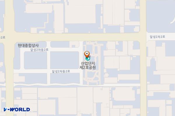 산업단지2호근린공원 위치 지도 — 대구광역시 달성군 구지면 달성2차동2로 36-28