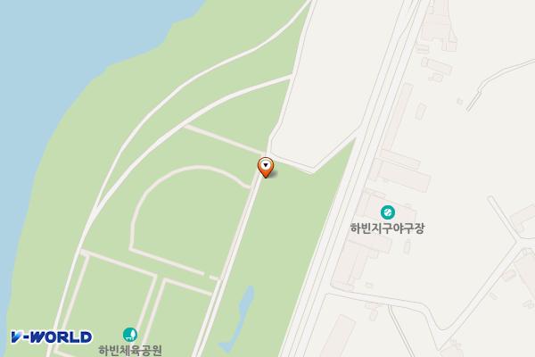 하빈지구 체육시설 위치 지도 — 대구광역시 달성군 하빈면 낙동강자전거길 20860