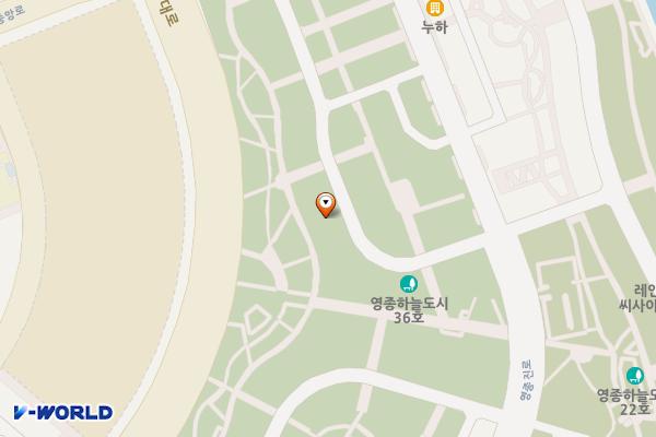 하늘도시 14호 근린공원 화장실 위치 지도 — 인천광역시 중구 영종진로57번길 17