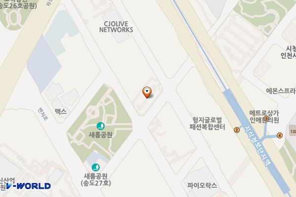 제6공영주차장(송도) 위치 지도 — 인천광역시 연수구 송도동 11-98