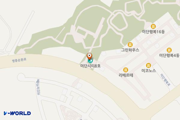 미단씨티8호공원화장실 위치 지도 — 인천광역시 중구 영종순환로 620