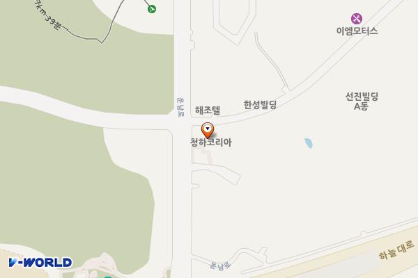 하늘도시 11호 근린공원 화장실 위치 지도 — 인천광역시 중구 운남로 78