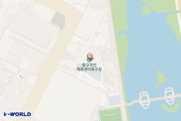 다목적 체육관 위치 지도 — 인천광역시 제물포구 축항대로296번길 81, 중구문화회관중구국민체육센터 (신흥동3가)