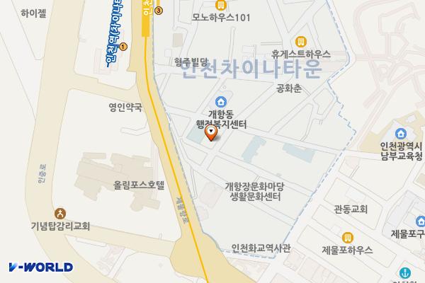 짜장면박물관 위치 지도 — 인천광역시 제물포구 차이나타운로 56-14, 짜장면박물관 (선린동)
