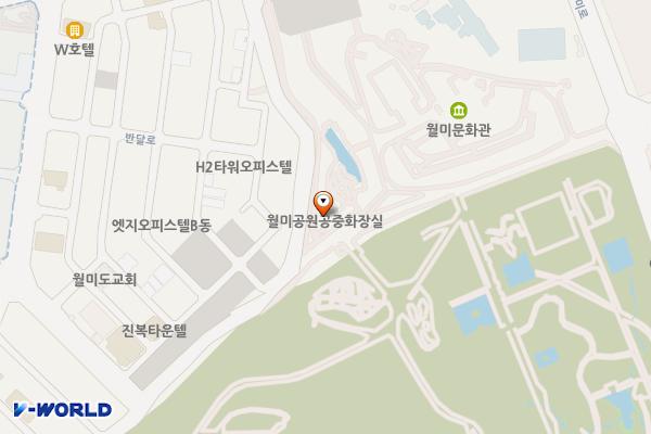 월미공원 서문매점 화장실 위치 지도 — 인천광역시 제물포구 월미로 131-50 (북성동1가)