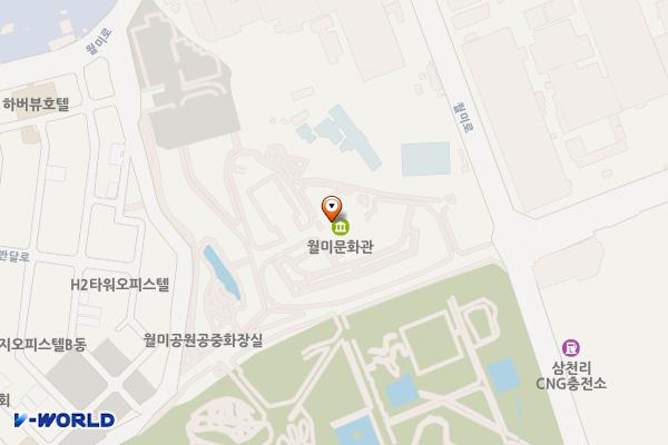 월미문화관 1층 위치 지도 — 인천광역시 제물포구 월미로 131-22, 월미문화관 (북성동1가)