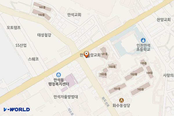 동구선거관리위원회 위치 지도 — 인천광역시 제물포구 화도진로 146