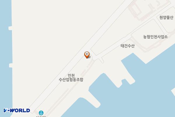 옹진수협공판장 1층 위치 지도 — 인천광역시 중구 축항대로22번길 39