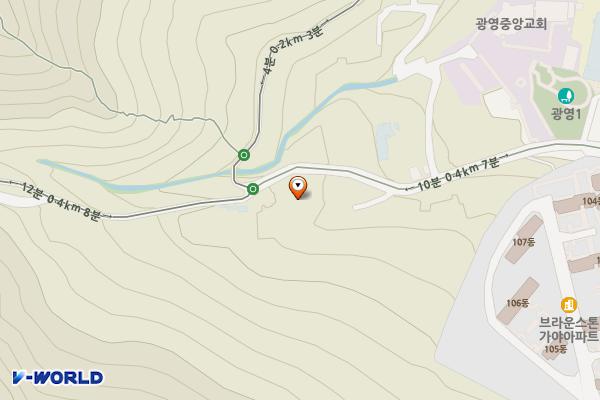 광영동 307 위치 지도 — 전남광주통합특별시 광양시 광영동 307