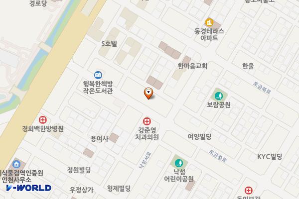 하나로쇼핑 위치 지도 — 인천광역시 미추홀구 토금중로 13(용현동)