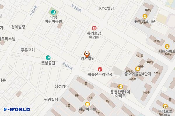 토지금고시장 위치 지도 — 인천광역시 미추홀구 낙점중로 38번길 2 맞은편