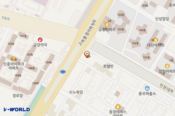 세움요양병원 위치 지도 — 인천광역시 미추홀구 아암대로 53