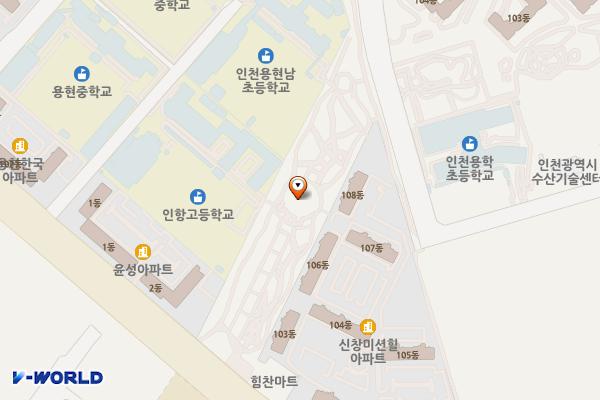 용현도시농업공원화장실 위치 지도 — 인천광역시 미추홀구 매소홀로 155 (용현동)