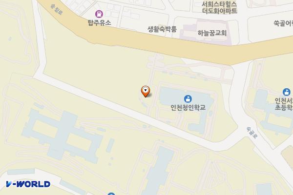 배말공원화장실 위치 지도 — 인천광역시 미추홀구 도화동 994-1