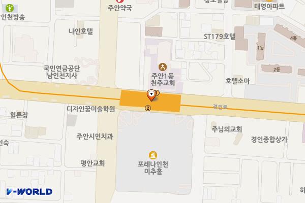 시민공원역 지하1층 대합실 위치 지도 — 인천광역시 미추홀구 경인로 지하371