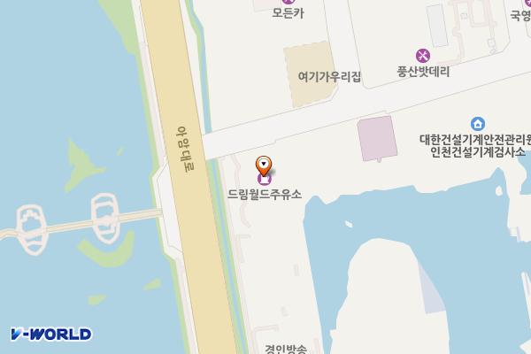 드림월드주유소 위치 지도 — 인천광역시 미추홀구 아암대로253번길 14 (학익동)