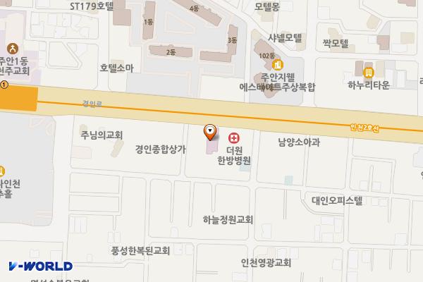 인천사랑요양병원 위치 지도 — 인천광역시 미추홀구 경인로 400