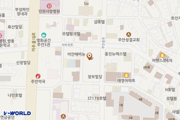 신성쇼핑센터 1F 위치 지도 — 인천광역시 미추홀구 주안중로 25