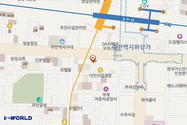청소년미디어센터 위치 지도 — 인천광역시 미추홀구 주안로 82 (주안동)